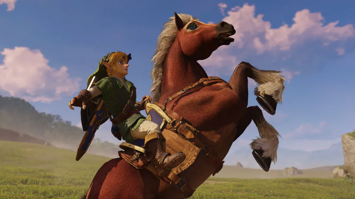 Lego y Nintendo celebran los 40 años de Zelda con set de Link y Epona - Captura de contexto