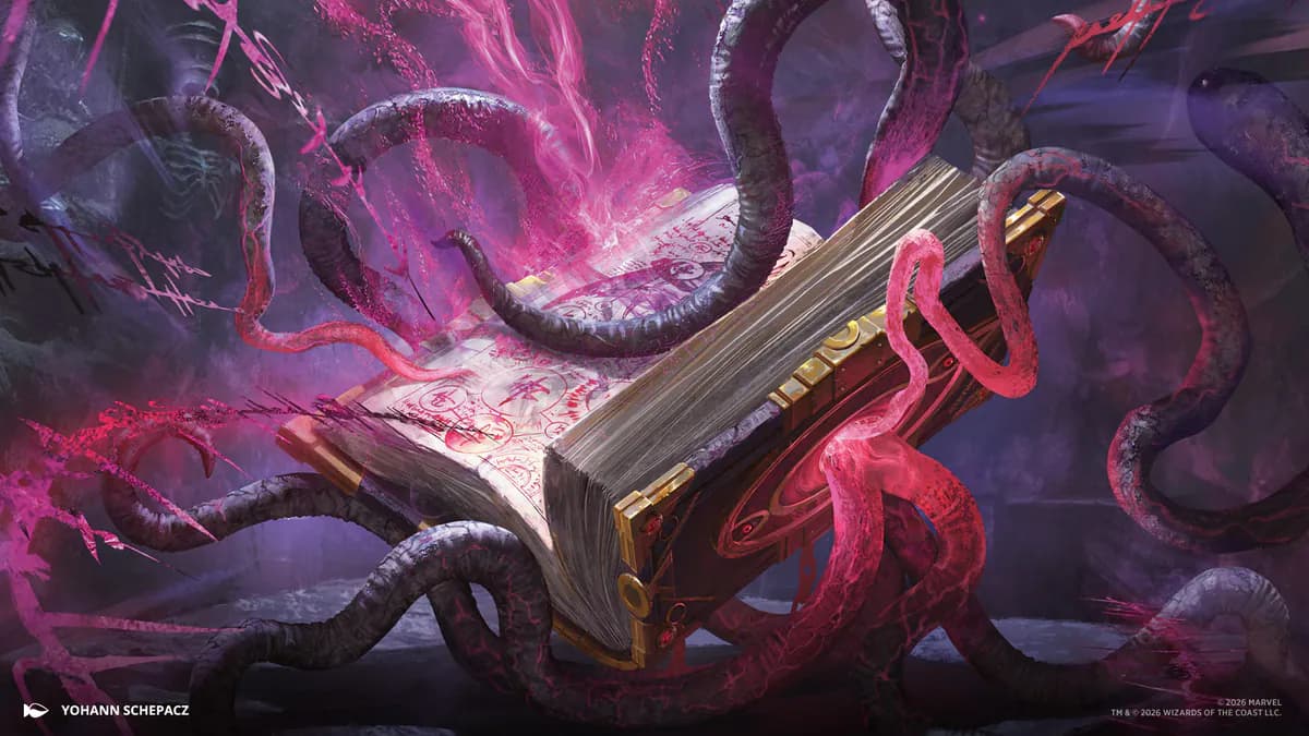 Magic: The Gathering anuncia Marvel Darkhold Destiny para 2027 - Captura de contexto